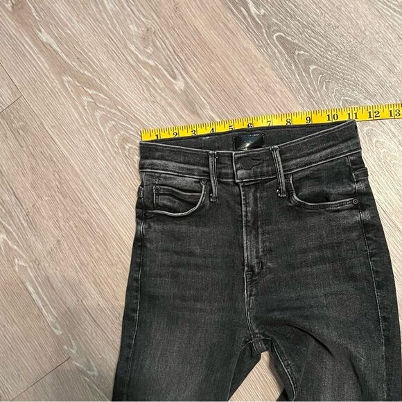 MOTHER Women's Straight Leg Jeans - Dark Blue - Picture 15 of 16